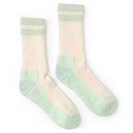 Merino Wool Lightweight Retro Hiking Crew Socks