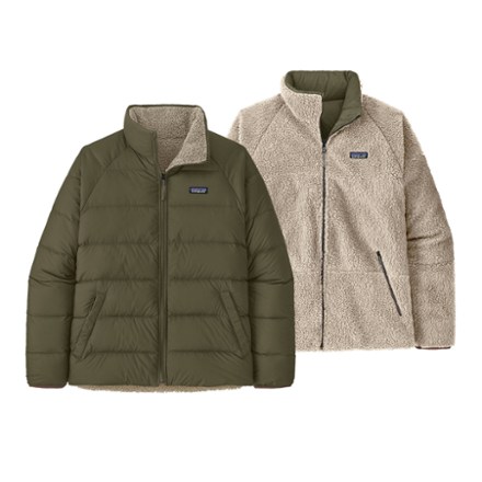 Reversible Silent Down Jacket - Men's