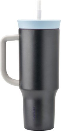 FreeSip Insulated Stainless-Steel Tumbler with Locking Push-Button Lid - 40 fl. oz.