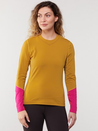 Rho Lightweight Crew Neck Long-Sleeve Base Layer Top - Women's