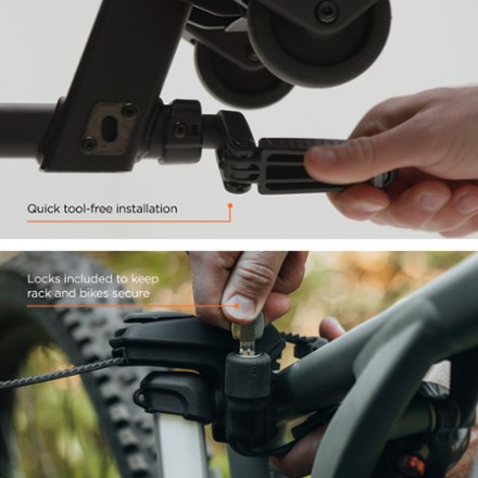 Epos 3-Bike Hitch Rack