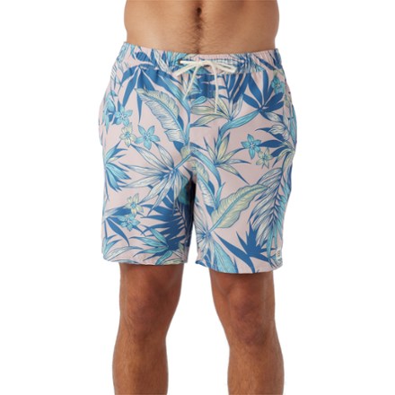 Hermosa Elastic Waist 17" Swim Trunks - Men's