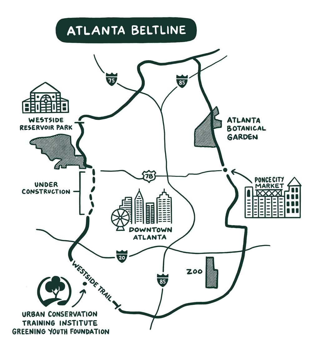 Atlanta BeltLine Map