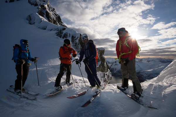 Sea Kayak Assisted Skiing in Norway