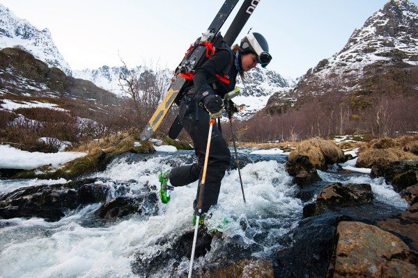 Sea Kayak Assisted Skiing in Norway