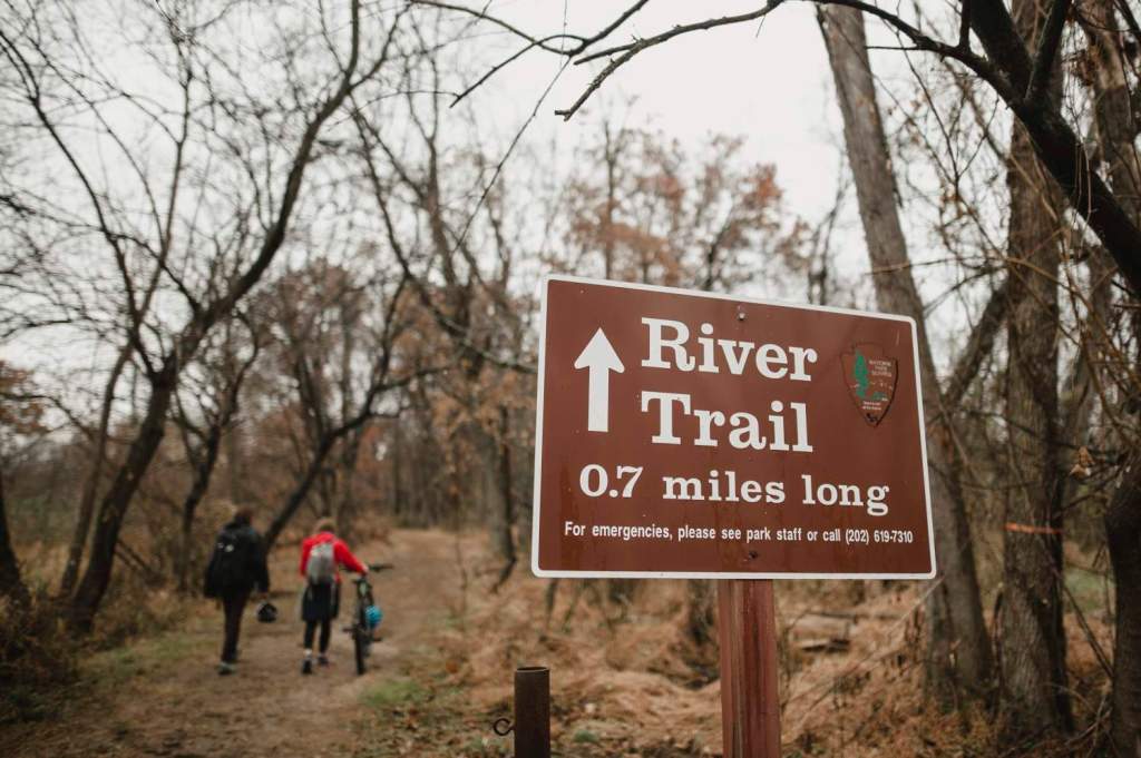 River Trail sign