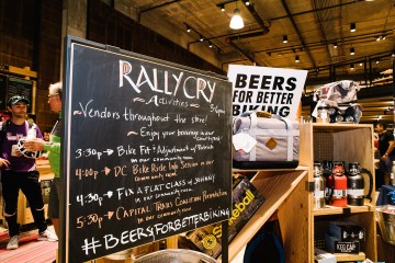 Beer for Better Biking: Rally Cry IPA Release Party in Washington DC 04/09/17.