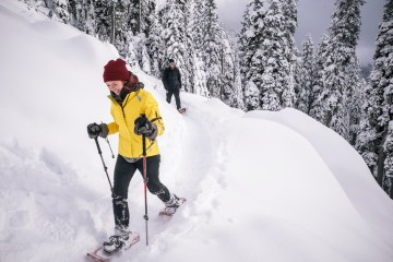 Snowshoes and Brews Around Washington