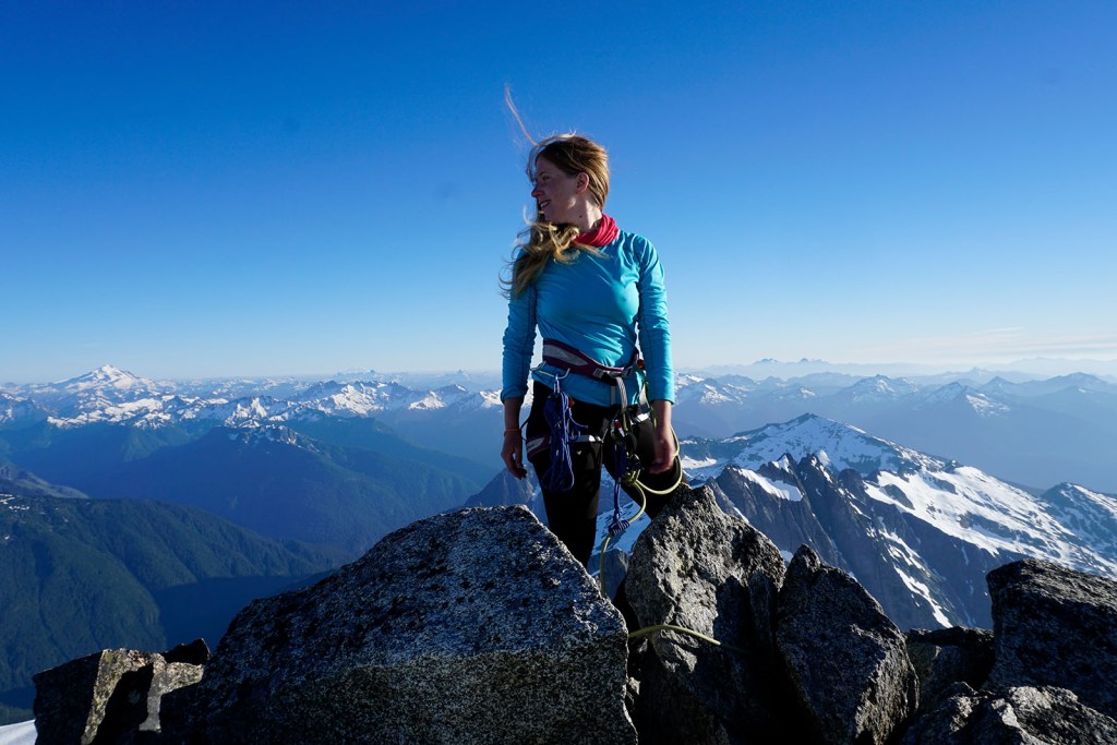 Nikki on Eldorado Peak 