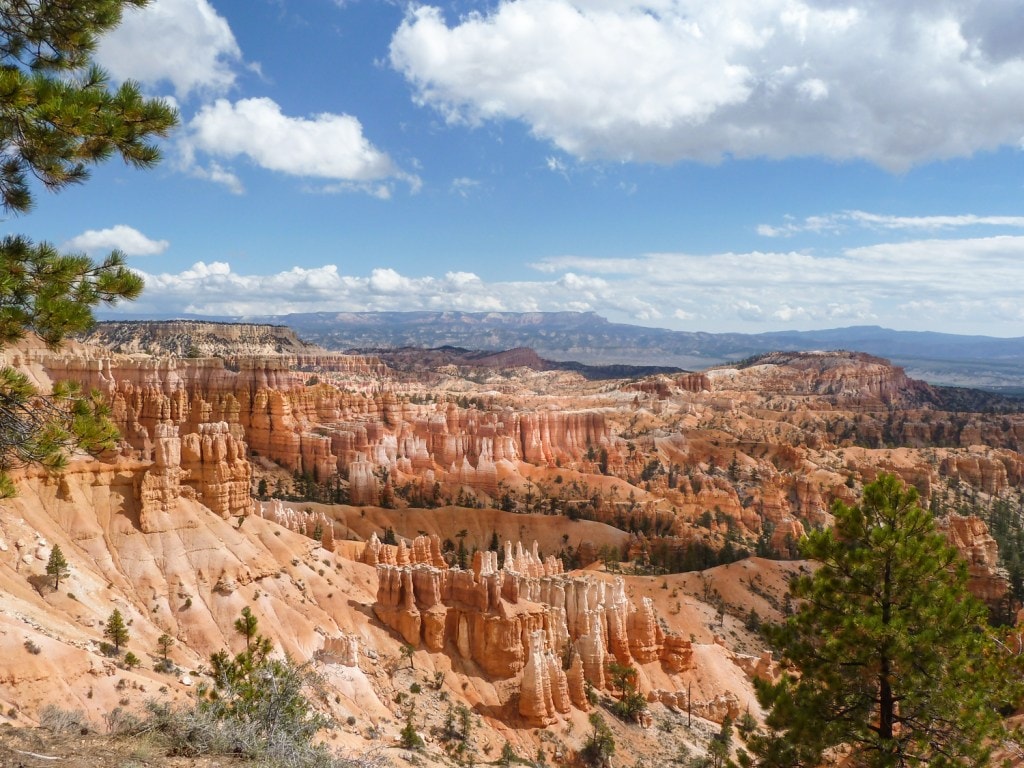 A view of the canyon along the Fairyland Trail.