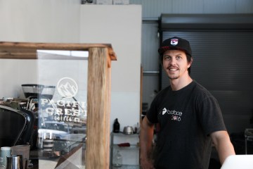 Ralph Backstrom opened Pacific Crest Coffee in summer 2018.