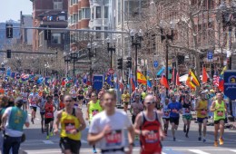 Boston Marathon Wraps Up with a Close Finish