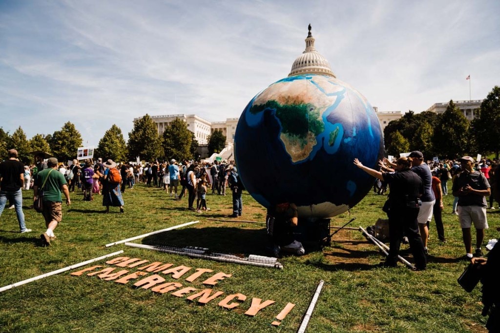 Sign at the D.C. Climate March