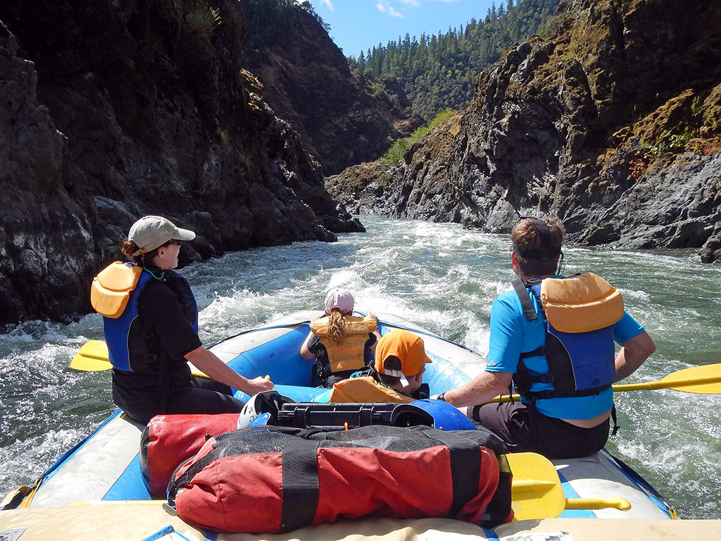 Rafters on the Rogue River 