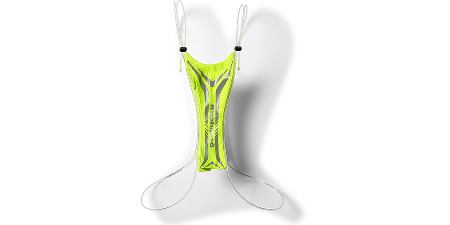 A product-on-white photo of the Amphipod Xinglet Optic Beam USB Rechargeable Flashing Reflective Vest