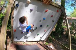 Climbing on at-home wall