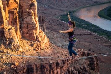 faith dickey highlining