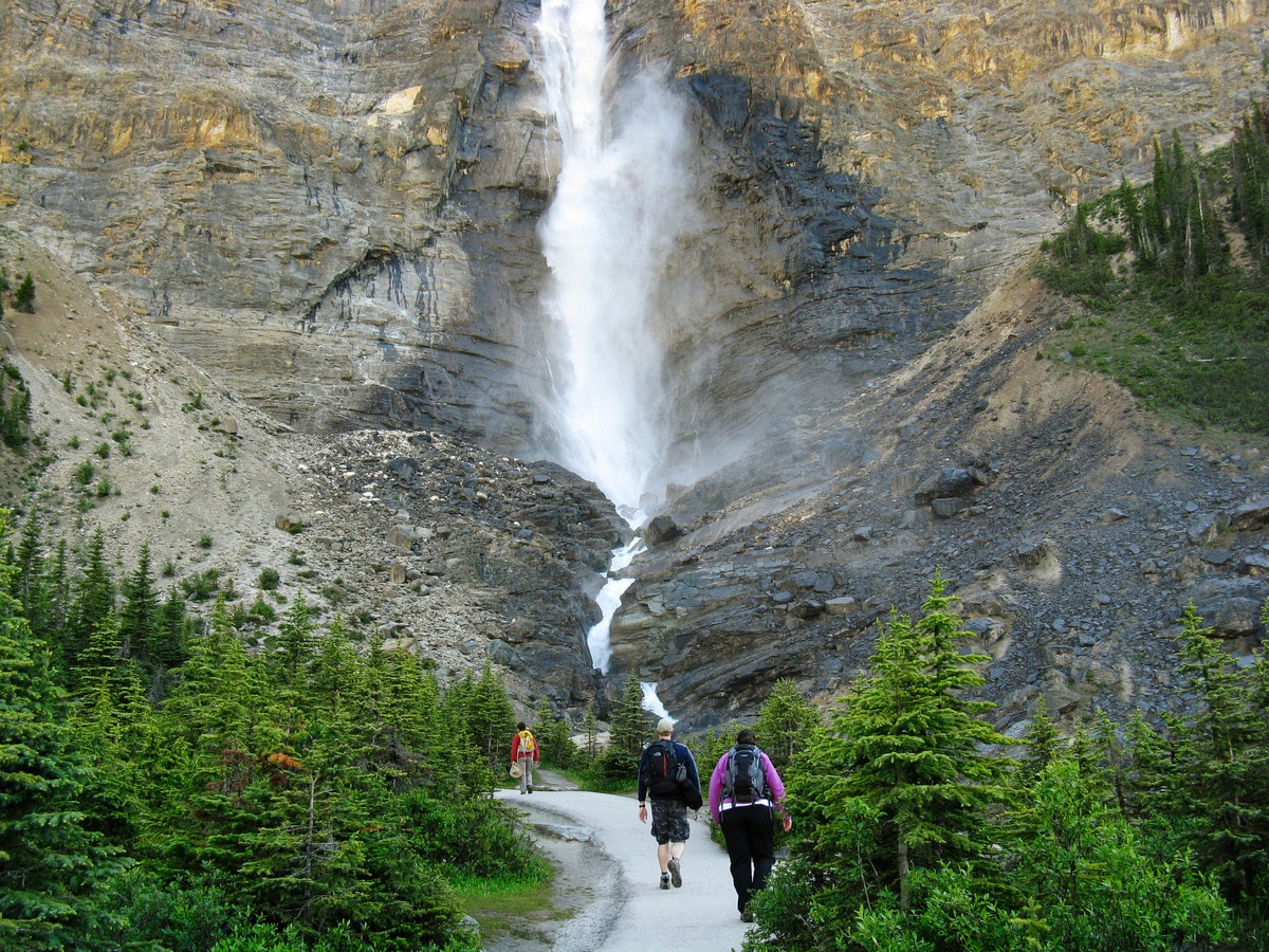 Water and ice feature prominently in the northern Rockies as thundering waterfalls, turquoise lakes and massive glaciers abound.