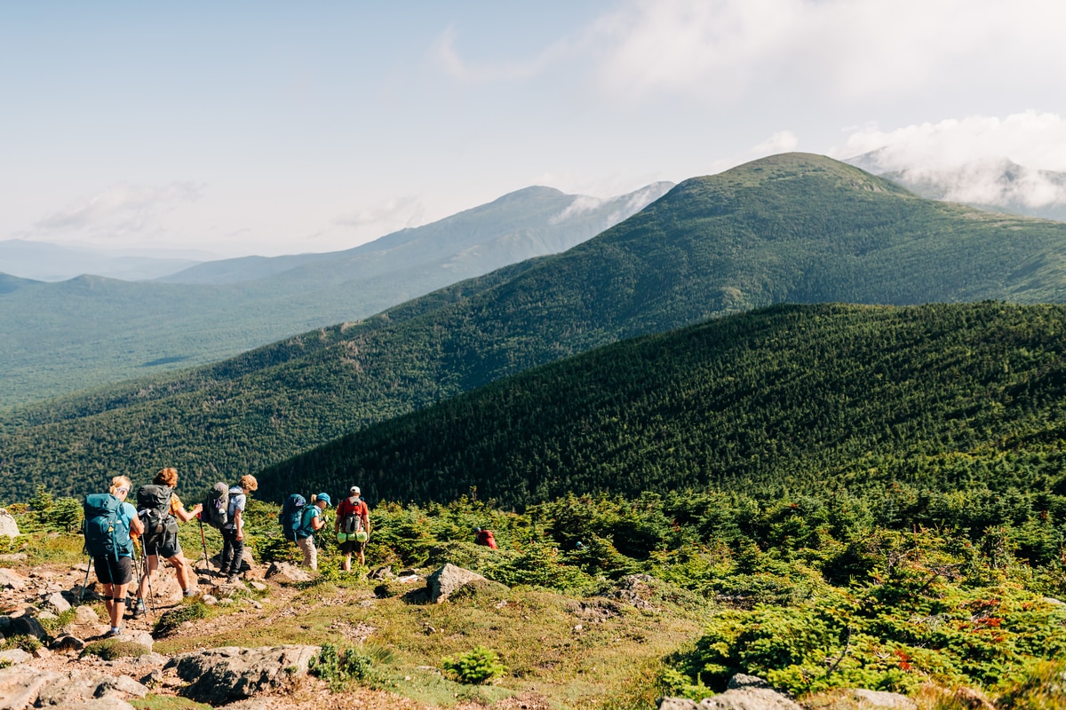 Appalachian Trail Hut to Hut Hiking Presidential Peaks