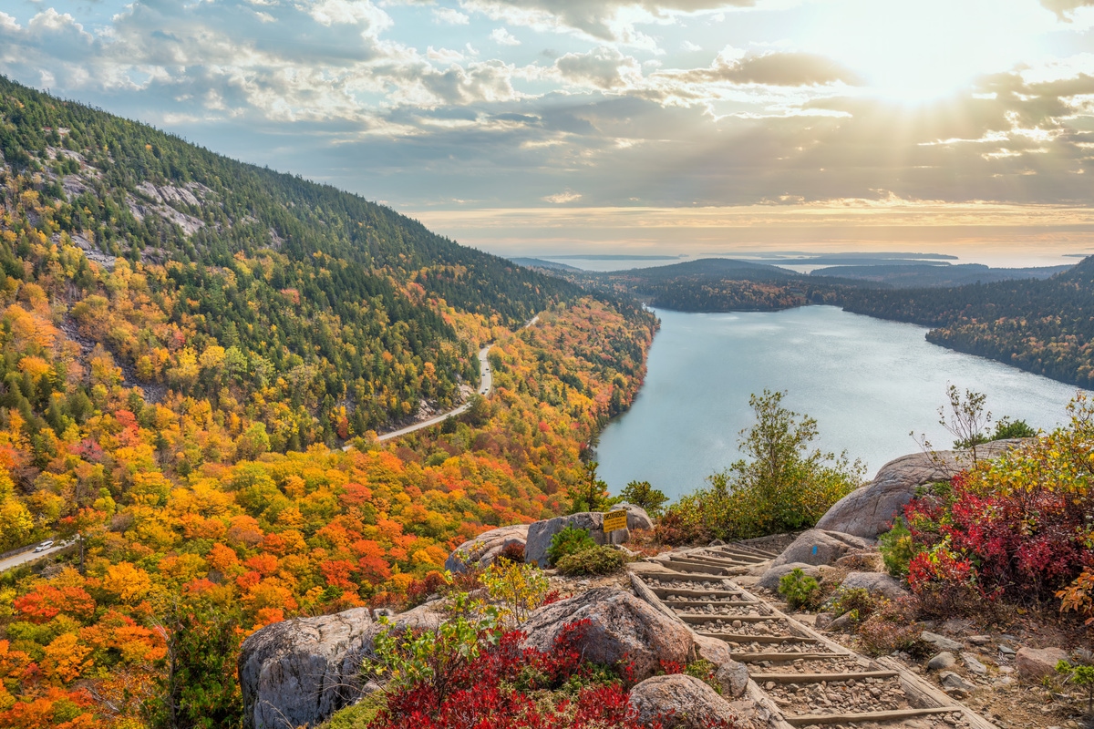 Acadia is stunning year-round, but the breathtaking explosion of color that sweeps through the park in the fall is truly beyond words.