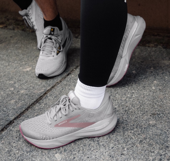 Runners wearing the Brooks Adrenaline G T S 24.