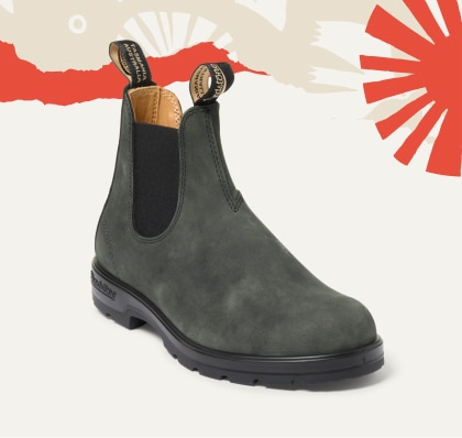 Blundstone Chelsea Boots in Rustic Black.