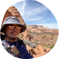 Bryan Roessel, co-founder of Holdzilei Hiking Strong