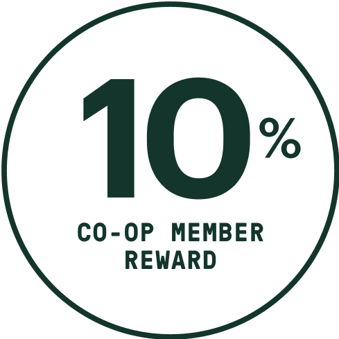 10% co-op member reward