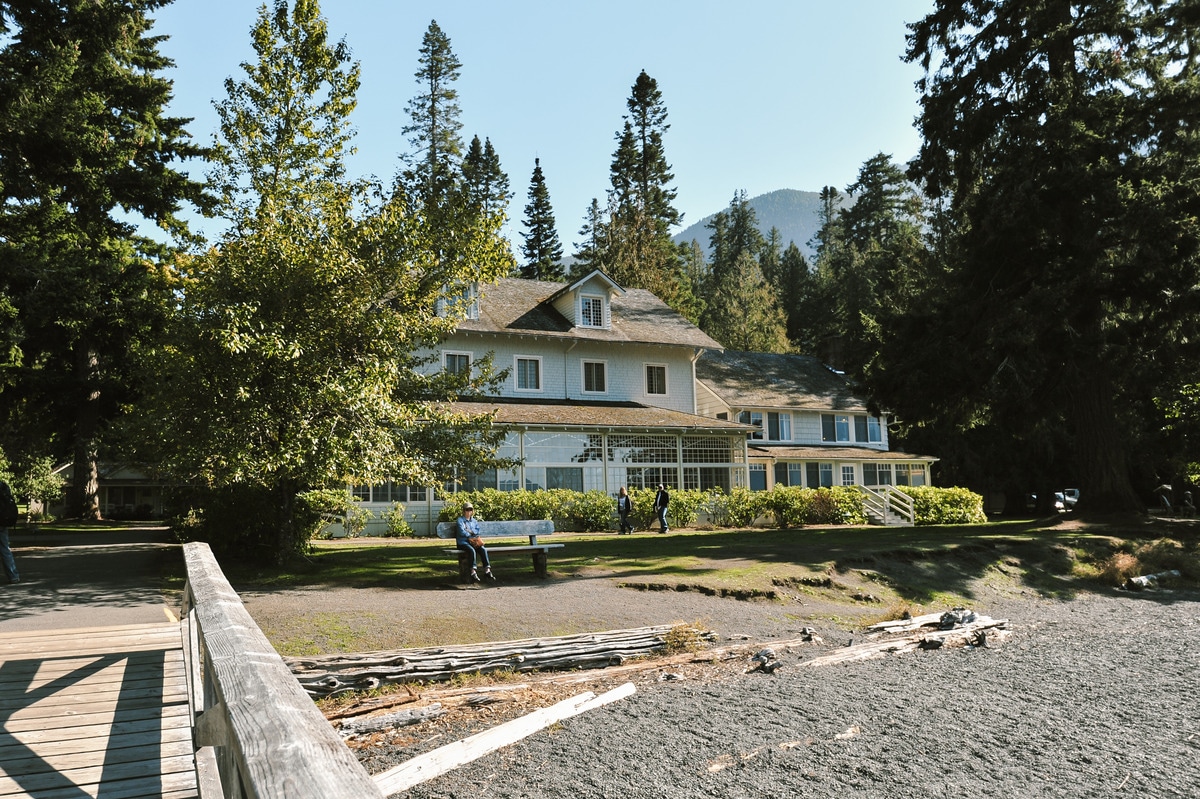 We stay at the historic Lake Crescent Lodge complex in the heart of Olympic National Park.