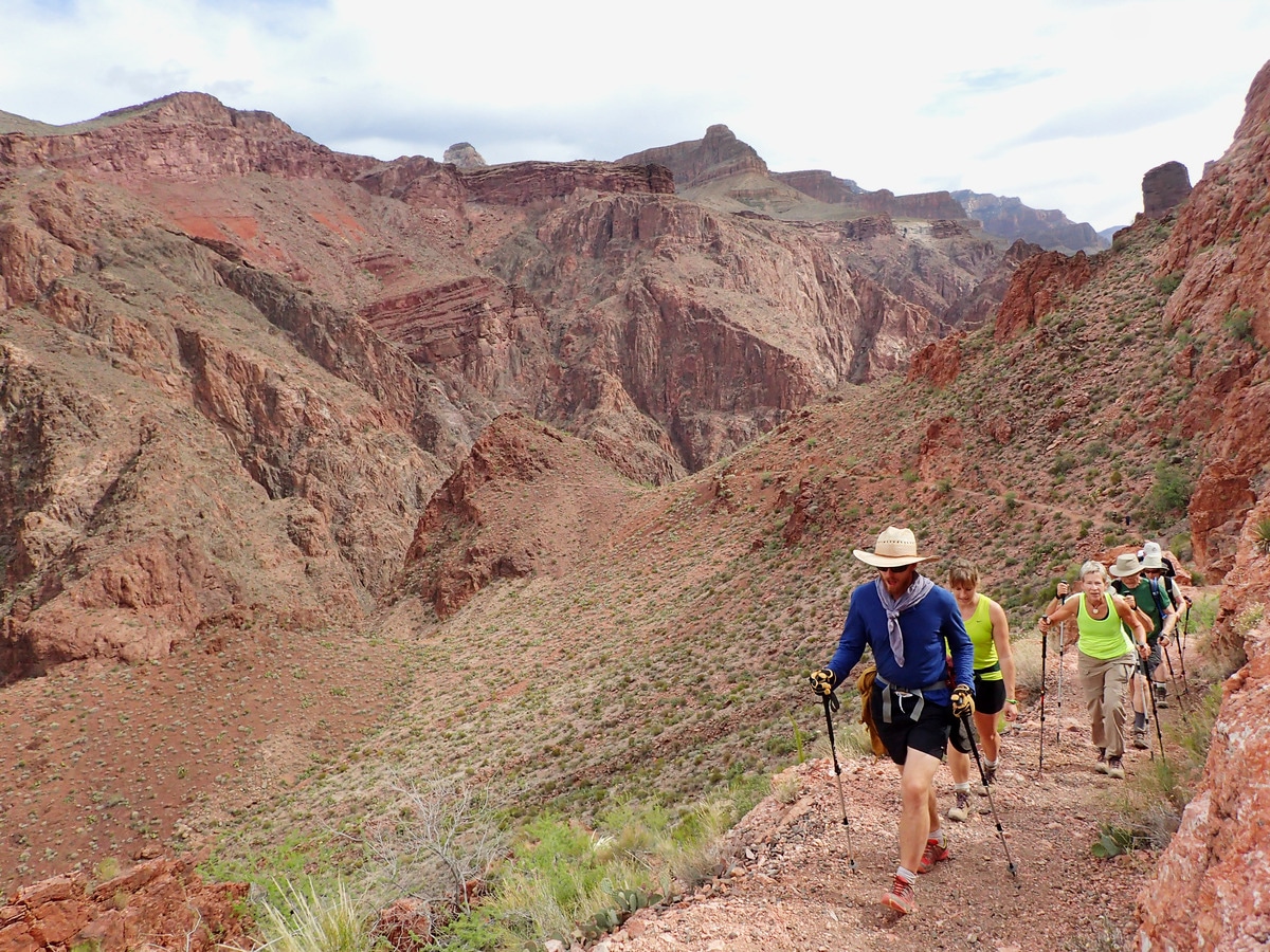 Our exceptional, experienced guides lead the way and teach us about the canyon’s natural and human history, unique geology and flora & fauna.