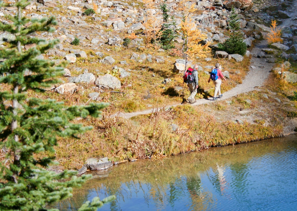 Day hike to several alpine lakes.