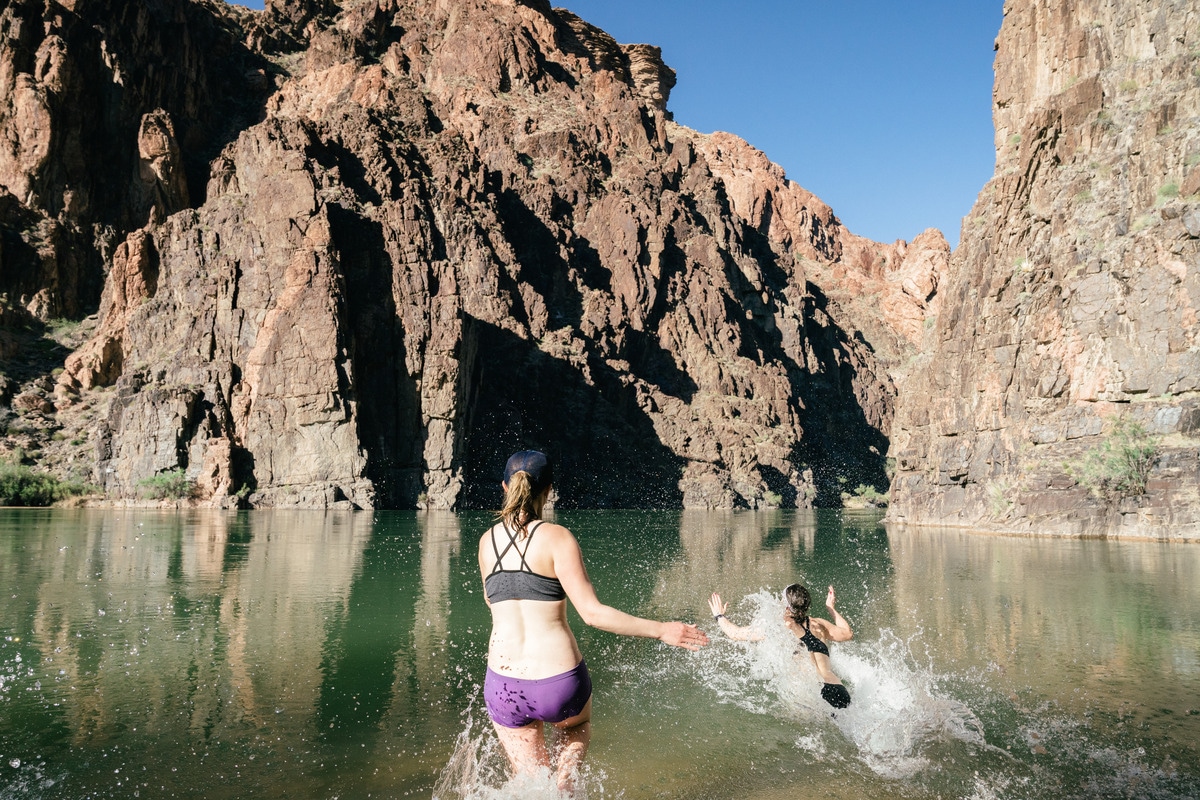 A quick dip provides a perfect reward for all your hard work.