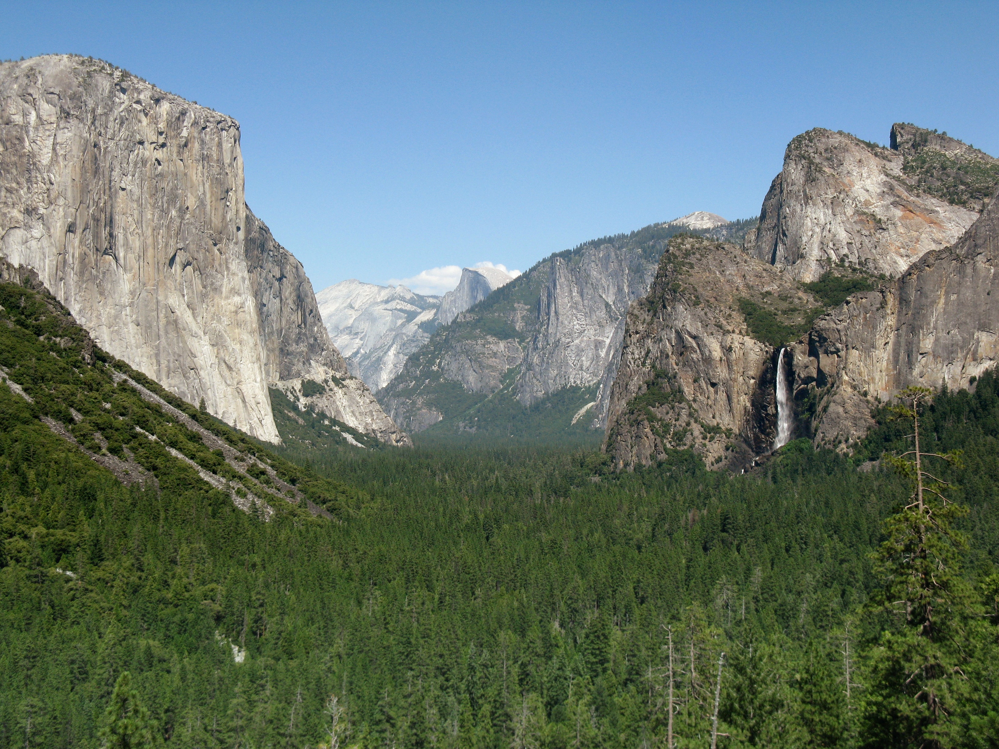 Yosemite Valley with Half Dome in the background