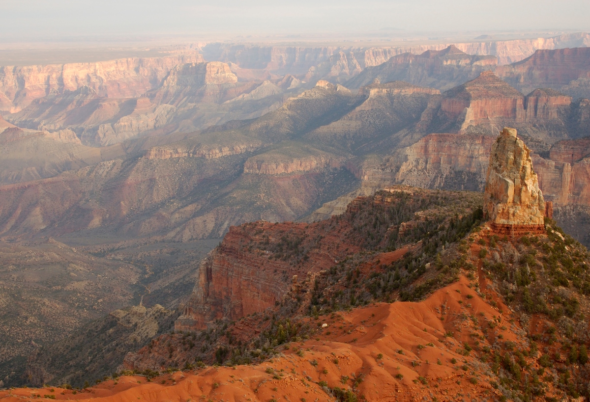 We spend time on the iconic South Rim, as well as the more remote, less-frequented North Rim, descending through colorful geological layers and marveling at the sheer scale of the landscape that surrounds us.