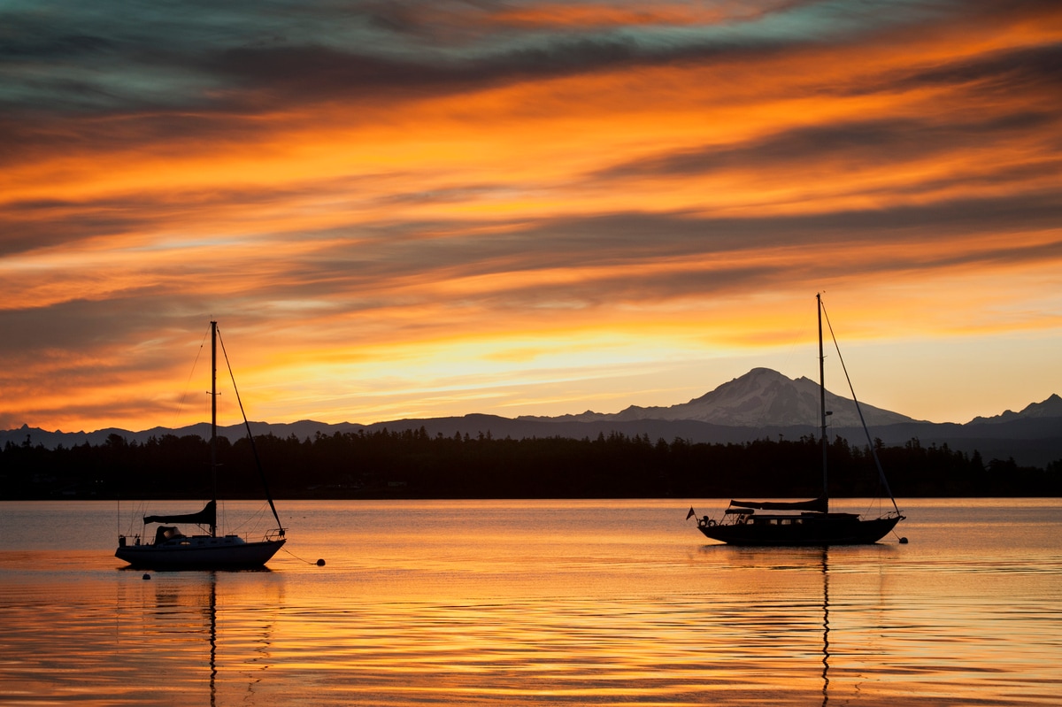 Another day draws to a brilliant end in the San Juans.