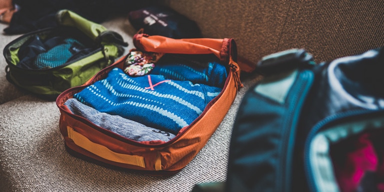 Photo of packing cubes.