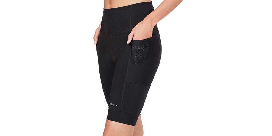 black women's road biking shorts