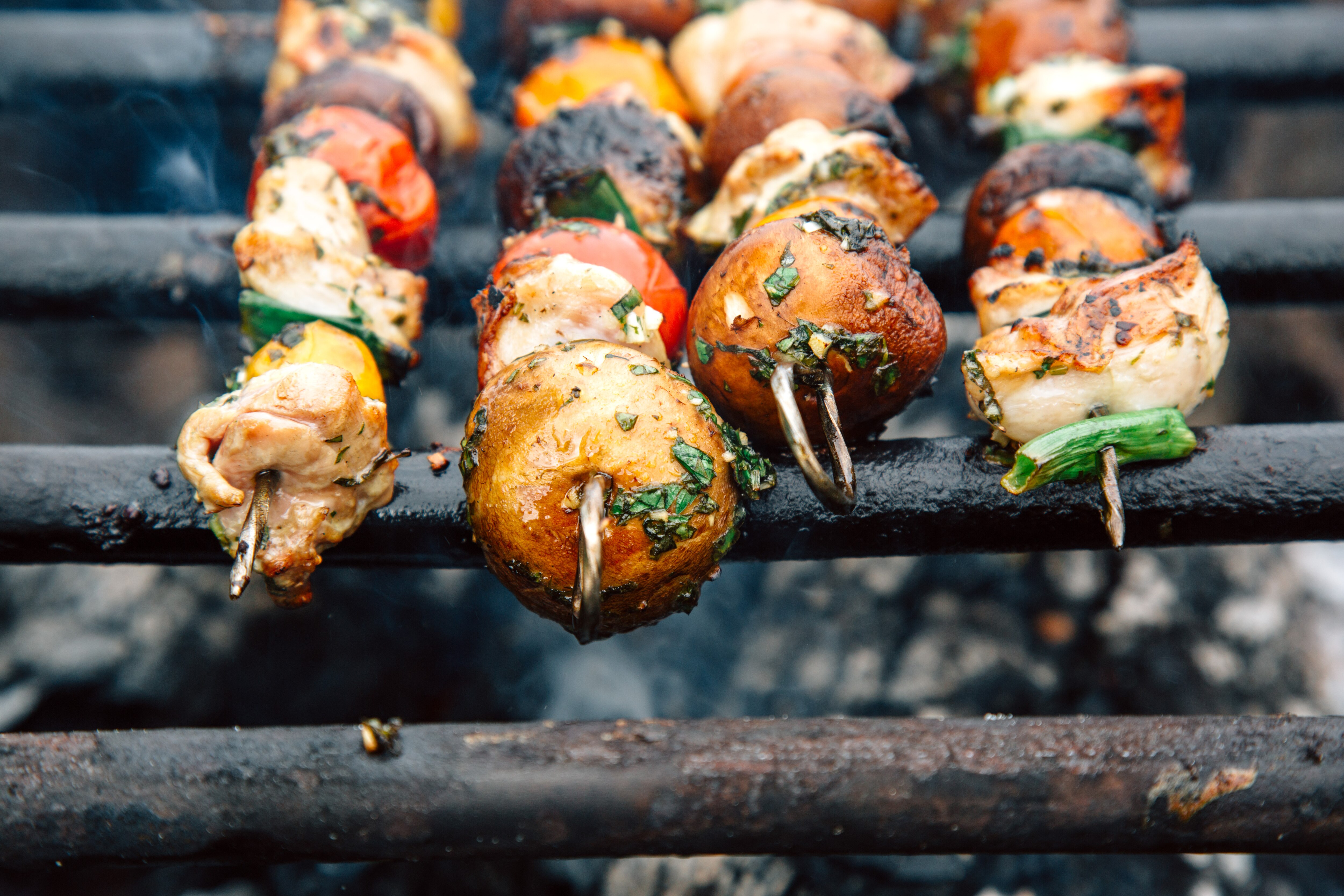 Camp Recipe: Chicken and Veggie Kebabs