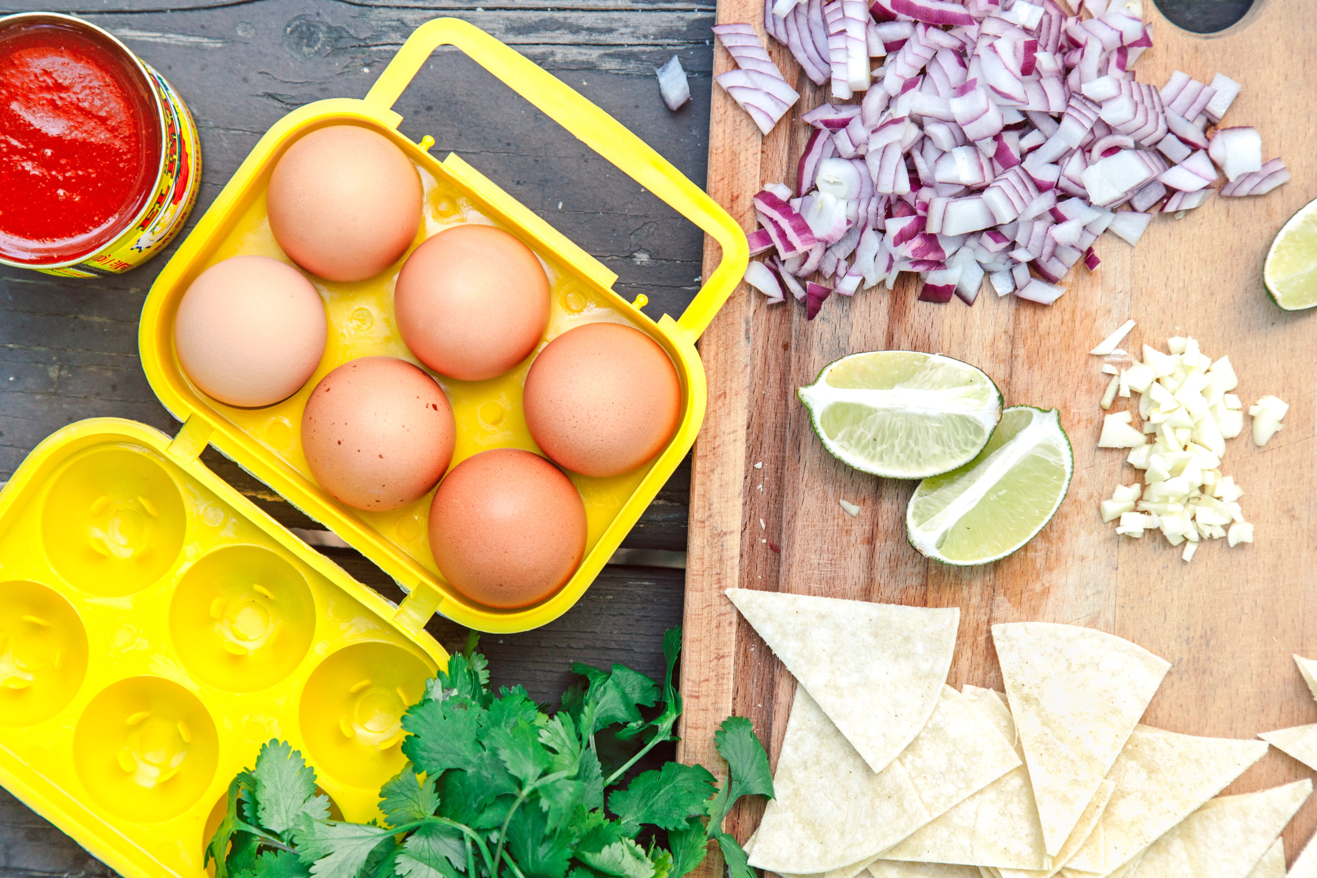 Chilaquiles with Eggs