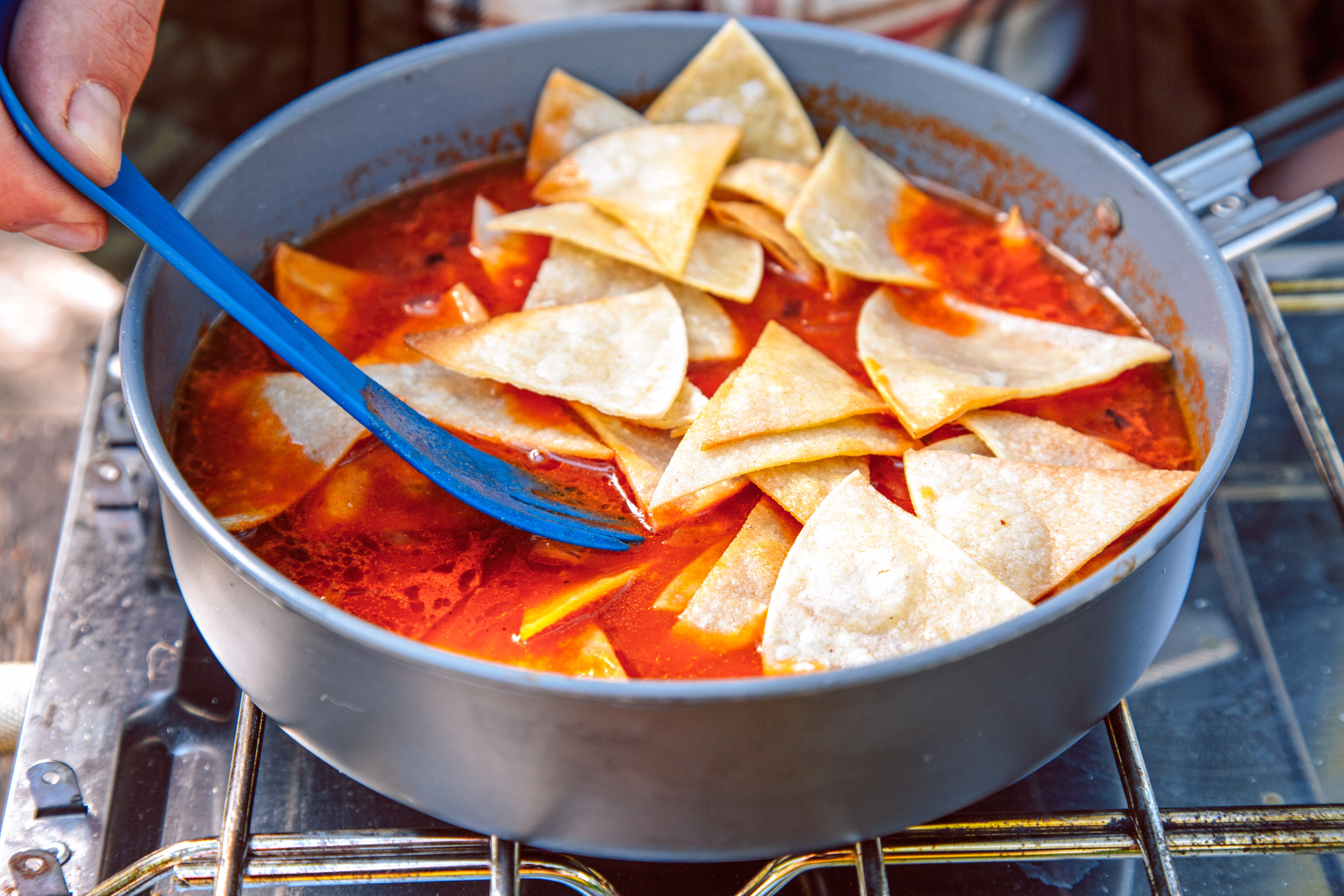 Chilaquiles with Eggs