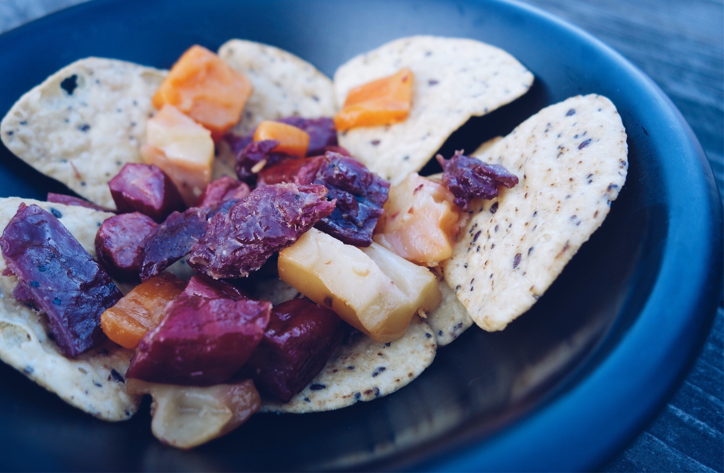 Meat and cheese and crackers