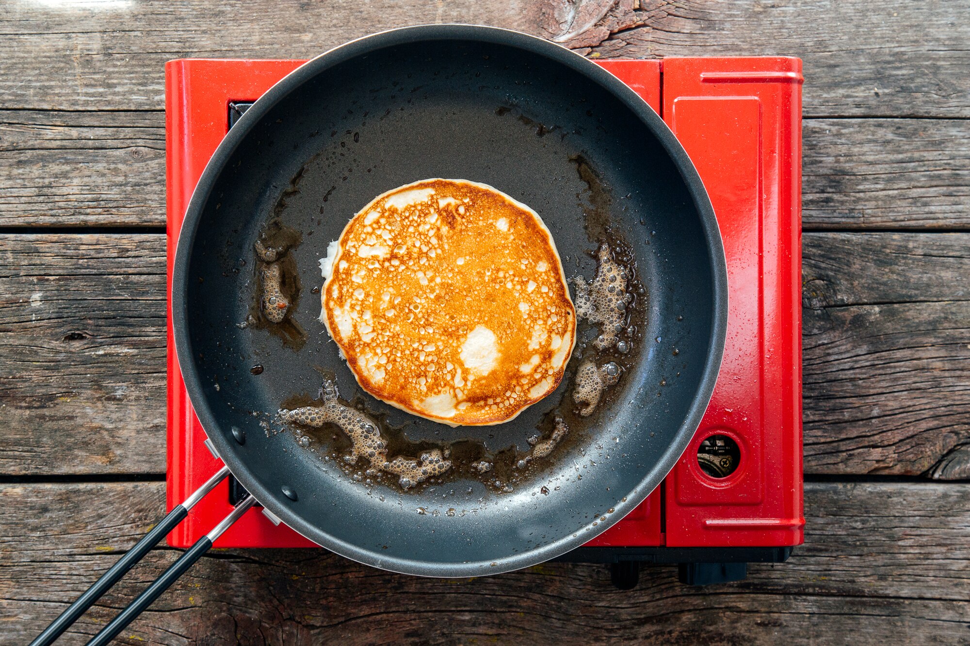 Greek Yogurt Pancakes Cooking