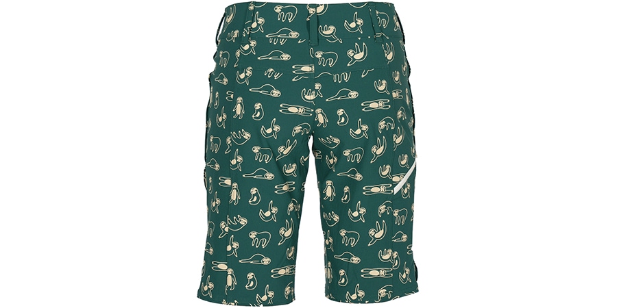 green women's mountain bike shorts