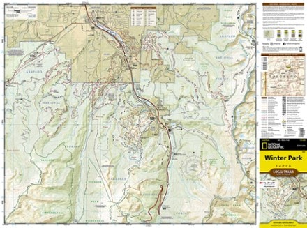 National Geographic Winter Park Map - Local Trails 2