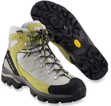 scarpa leather hiking boots women's