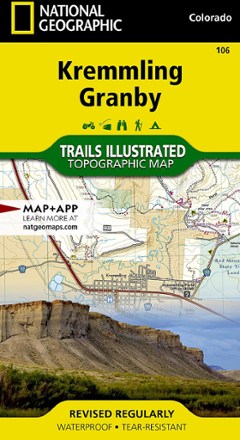 National Geographic Kremmling / Granby Topographic Map 0