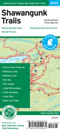 New York New Jersey Trail Shawangunk Trails 3-Map Set - 12th Edition ...