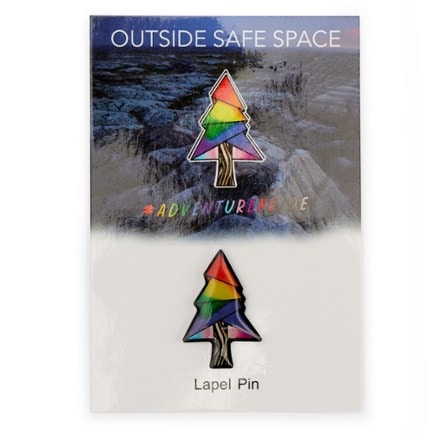 Outside Safe Space Lapel Pin 6