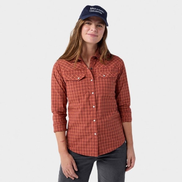 On Body Image of color Cedar Blush Plaid