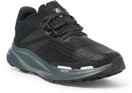 The North Face VECTIV Eminus Trail-Running Shoes - Women's 3/4 view (Tnf Black/Tnf White)